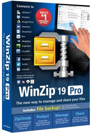 WinZip Pro 19.0 Build 11294 x86/x64 (RU/EN)