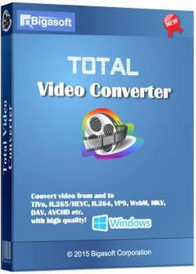 Обложка Bigasoft Total Video Converter 5.0.7.5732 (MULTI/RUS) Final + Portable