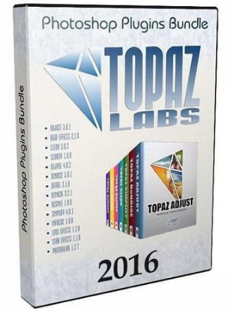 Обложка Topaz Labs Photoshop Plugins Bundle 2016 (ENG) (25.02.2016)