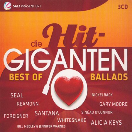 Обложка Die Hit-Giganten - Best Of Ballads (3CD) (2017) Mp3