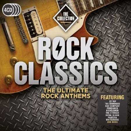Обложка Rock Classics - The Collection: The Ultimate Rock Anthems (4CD) (2017) MP3