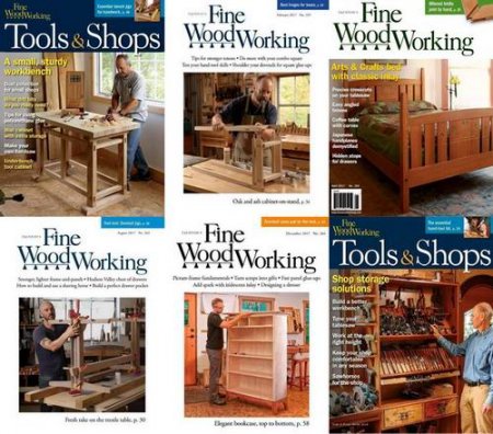 Обложка Подшивка журнала - Fine Woodworking №258-265 (January-December 2017) PDF. Архив 2017