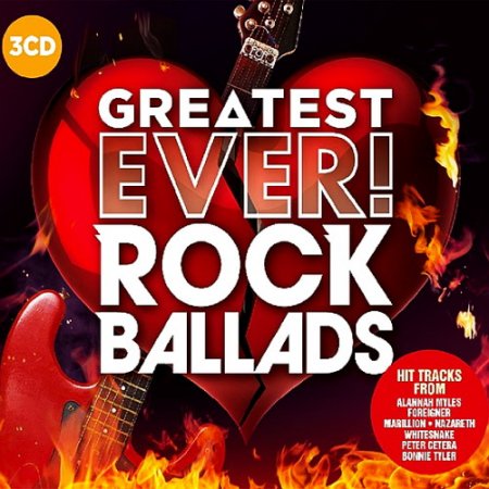 Обложка Greatest Ever! Rock Ballads 3CD (2017) Mp3