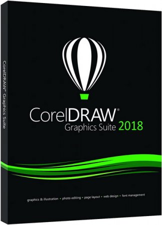Обложка CorelDRAW Graphics Suite 2018 20.0.0.633 (Rus/Eng)