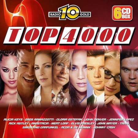 Обложка Radio 10 Gold Top 4000 Editie (6CD Box Set) FLAC