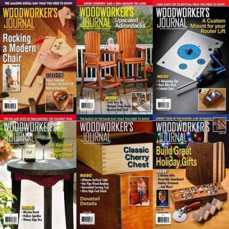 Обложка Подшивка журнала - Woodworker’s Journal за 2018 год (PDF)