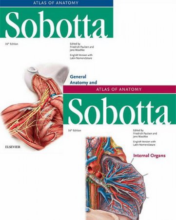 Обложка Sobotta Atlas of Anatomy Vol. 1-2 16th ed (PDF)