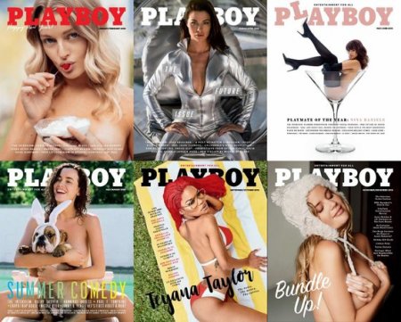 Обложка Playboy USA - Full Year 2018 / Подшивка журнала - Playboy USA (январь-декабрь 2018) PDF. Архив 2018