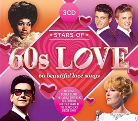Обложка Stars Of 60s Love (3CD Set) (2017) FLAC