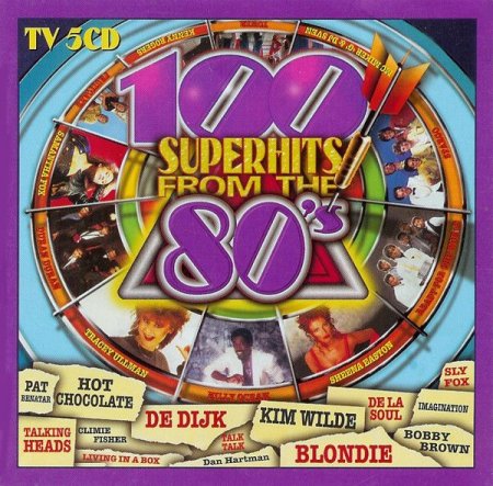 Обложка 100 Superhits from the 80's (5CD Box Set) (1998) FLAC