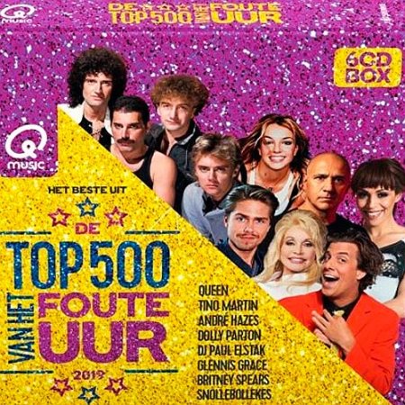 Обложка QMusic - Het Beste Uit De Top 500 Van Het Foute Uur (6 CD BOX) (2019) Mp3