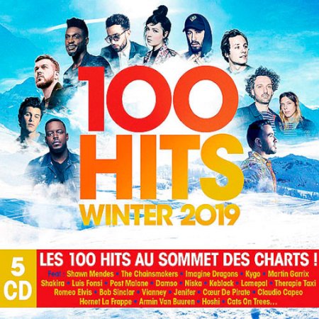 Обложка 100 Hits Winter (5CD) (2019) Mp3