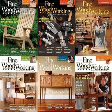 Обложка Подшивка журнала - Fine Woodworking №272-278 (January-December 2019) PDF. Архив 2019