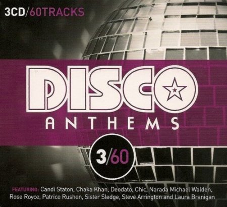 Обложка 3/60 - Disco Anthems (3CD Box Set) (2011) FLAC