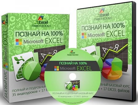 Обложка Познай на 100% Microsoft Excel + Бонусы (Видеокурс)