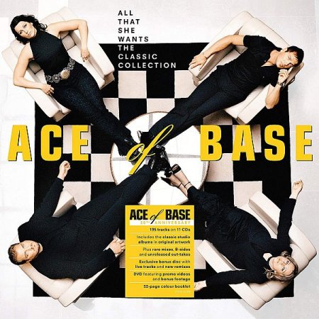 Обложка Ace Of Base - All That She Wants: The Classic Collection (11CD, Deluxe Edition, 30th Anniversary) (2020) Mp3
