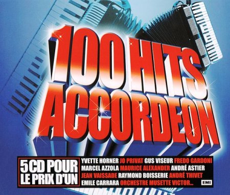 Обложка 100 Hits Accordeon (5CD) (2008) FLAC