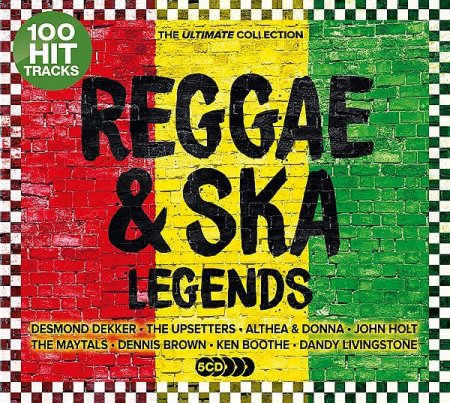 Обложка 100 Hit Tracks The Ultimate Collection: Reggae & Ska Legends (5CD) (2021) FLAC
