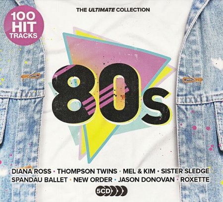 Обложка Ultimate Collection 80s (100 Hit Tracks) (5CD) (2021) FLAC