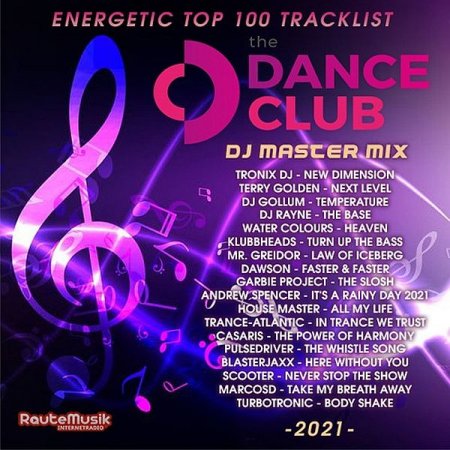 Обложка Top 100 Energetic Dance Club Music (2021) Mp3