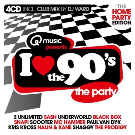 Обложка I Love The 90's: The Home Party Edition (4CD) (2021) Mp3