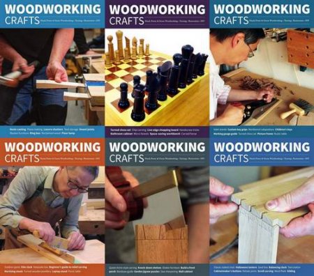 Обложка Подшивка журнала - Woodworking Crafts №65-70 (January-December 2021) PDF. Архив 2021