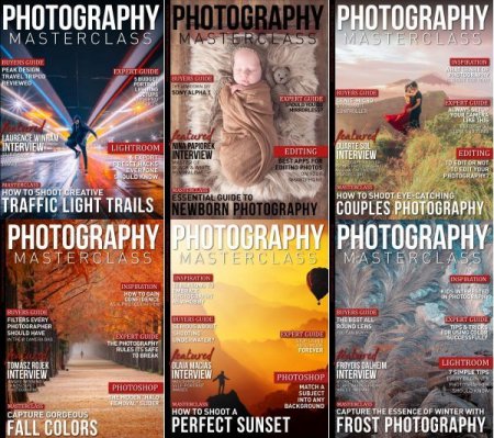 Обложка Подшивка журнала - Photography Masterclass №98-108 (January-December 2021) PDF. Архив 2021