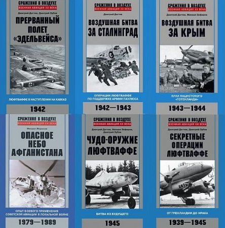 Обложка Военная авиация XX века в 24 книгах (2012-2022) PDF, FB2