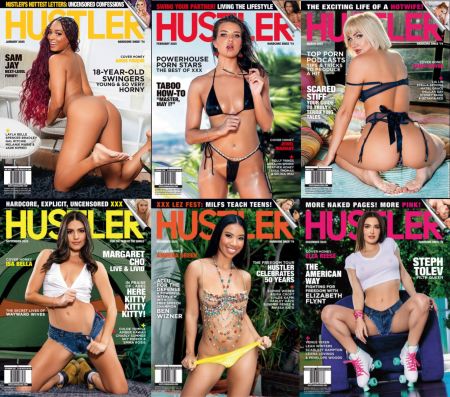 Обложка Подшивка журнала - Hustler № 1-12 (January - December 2025) PDF. Архив 2025